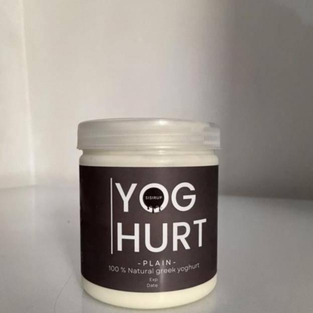 Greek Yoghurt Plain 500 GR / Homemade Greek Yoghurt Sisirup
