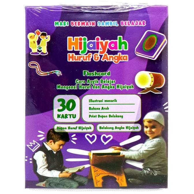 ViDi Flash Card Hijaiyah Kartu Pintar Belajar Mainan Edukasi Anak