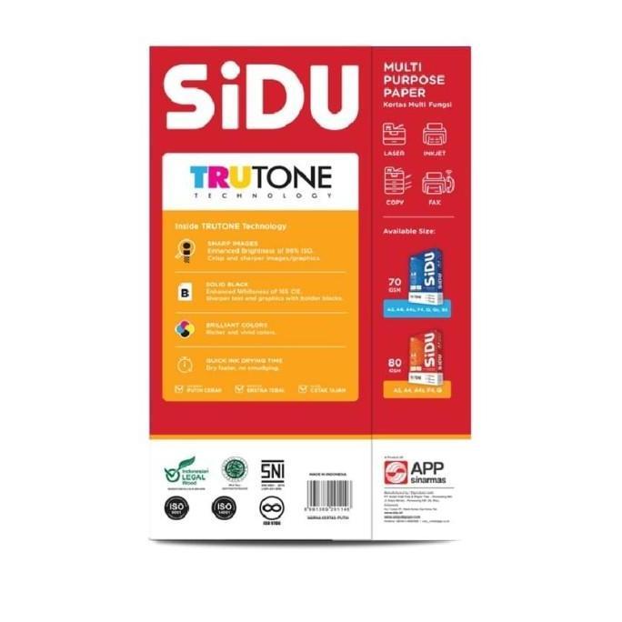 KERTAS HVS F4 SIDU 80GSM