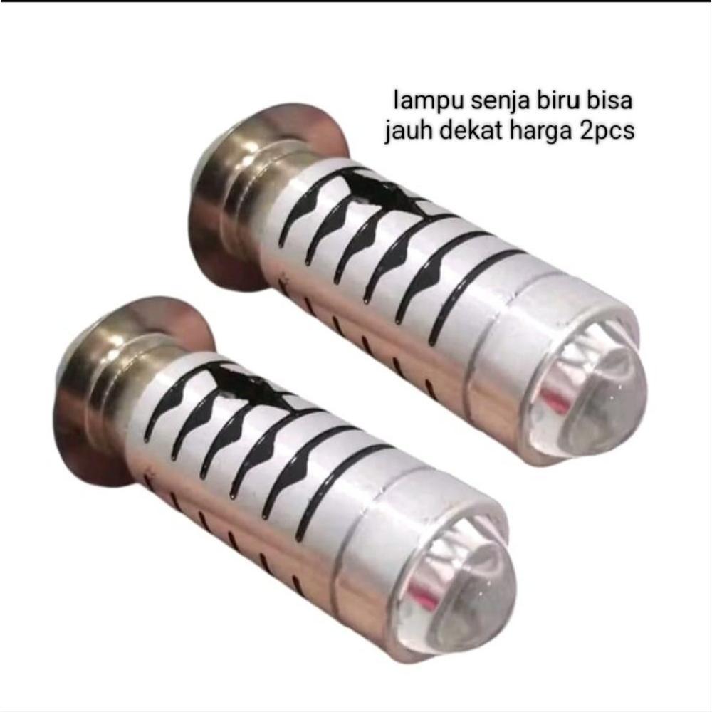 Termurah Lampu Utama Lampu Depan Led H6 Laser Plus Senja Hi Low Putih Kuning Ac Dc 2Pcs Vario Old Ju