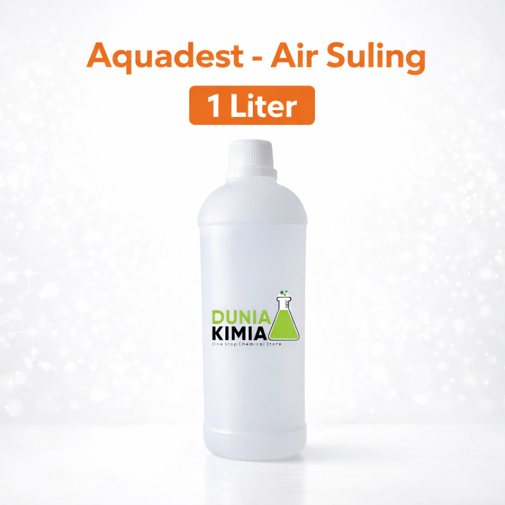 Aquadest - Akuades - Aquades - Air Suling - Air Aki Radiator - 1 Liter