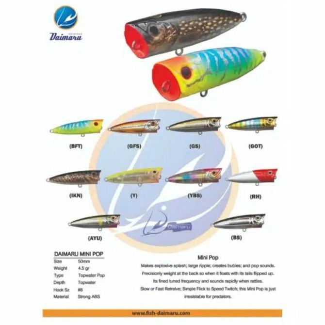 Umpan Daimaru mini Poper 5cm