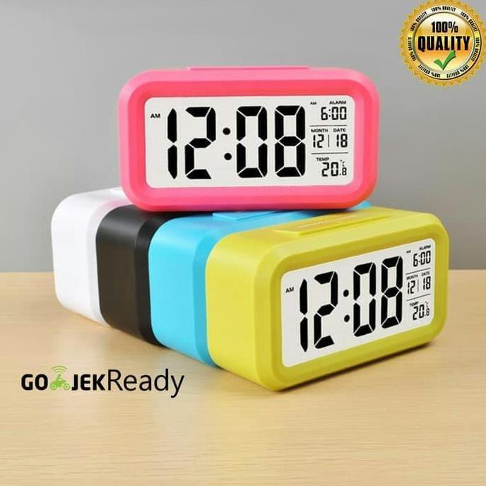 Jam meja digital LED/ jam weker