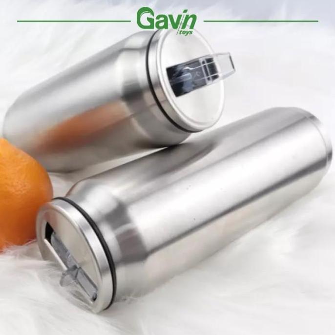 Beer Can - Botol Minum Tumbler Stainless 500ml Insulated Bottle 500 ml