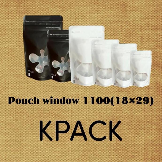 standing pouch window transmetz 18x29