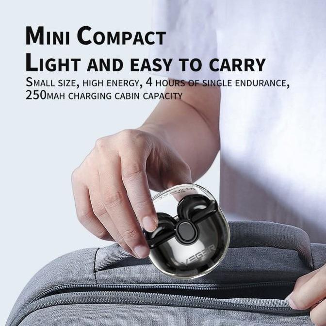 VEGER TWS VE18 True Wireless Earphone Headset Bluetooth BT 5.3 Earbuds