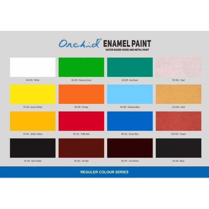 Cat Kayu Besi Anti Karat Waterbased Orchid Enamel Paint 800gr