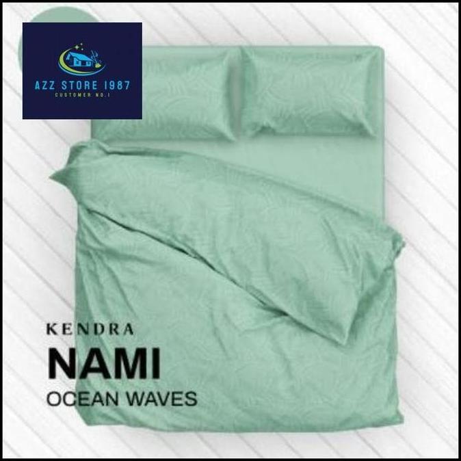 Sprei Katun Jepang Polos Jacquard Kendra Single Ukuran 100x200 120x200