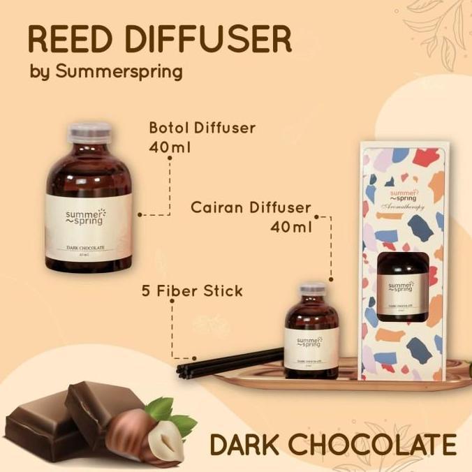 Reed Diffuser Summerspring Aromatherapy Humidifier Essentials Oil 40ml