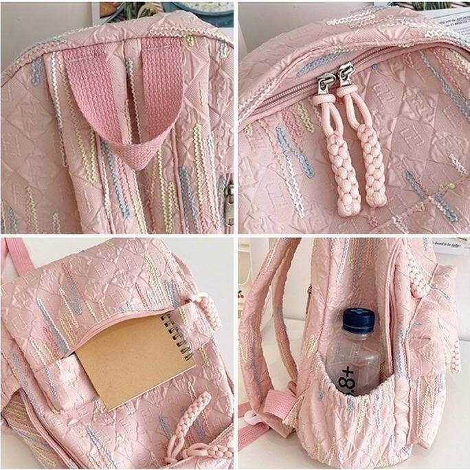 Tas Ransel Wanita Tas Gendong Cewek Anak Perempuan Sekolah Backpack Kecil BNJ 5822 LJ