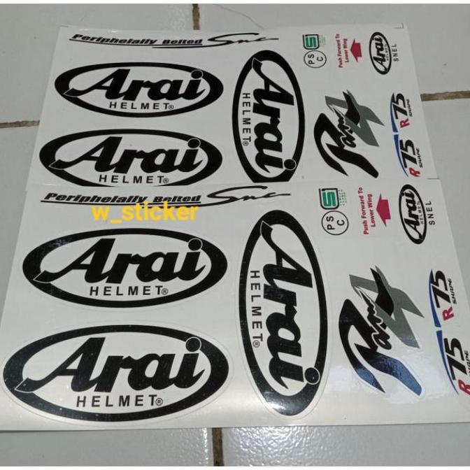 Stiker helm set Arai Ram 4