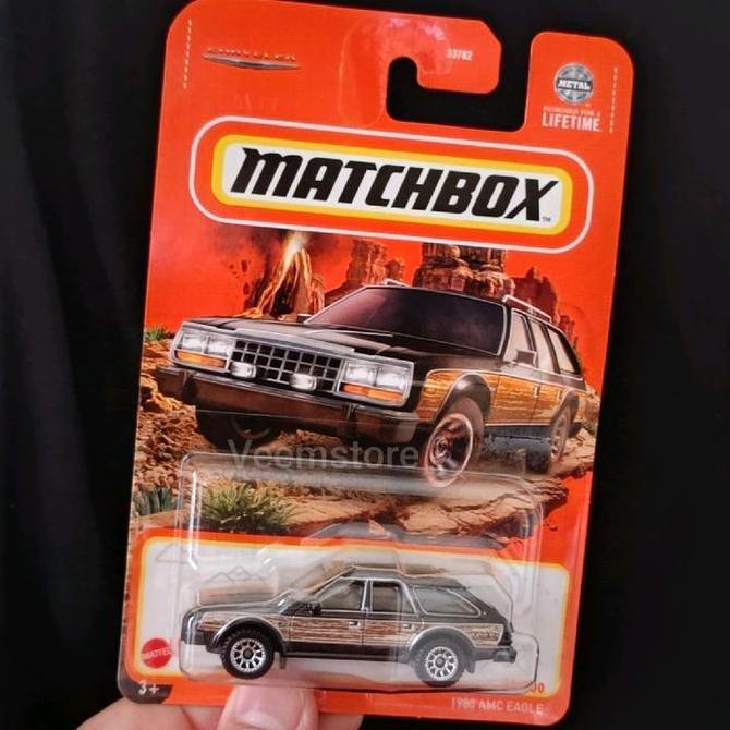 Die Cast 1:64 Chrysler AMC Eagle 1989 [Matchbox] Panel Wood