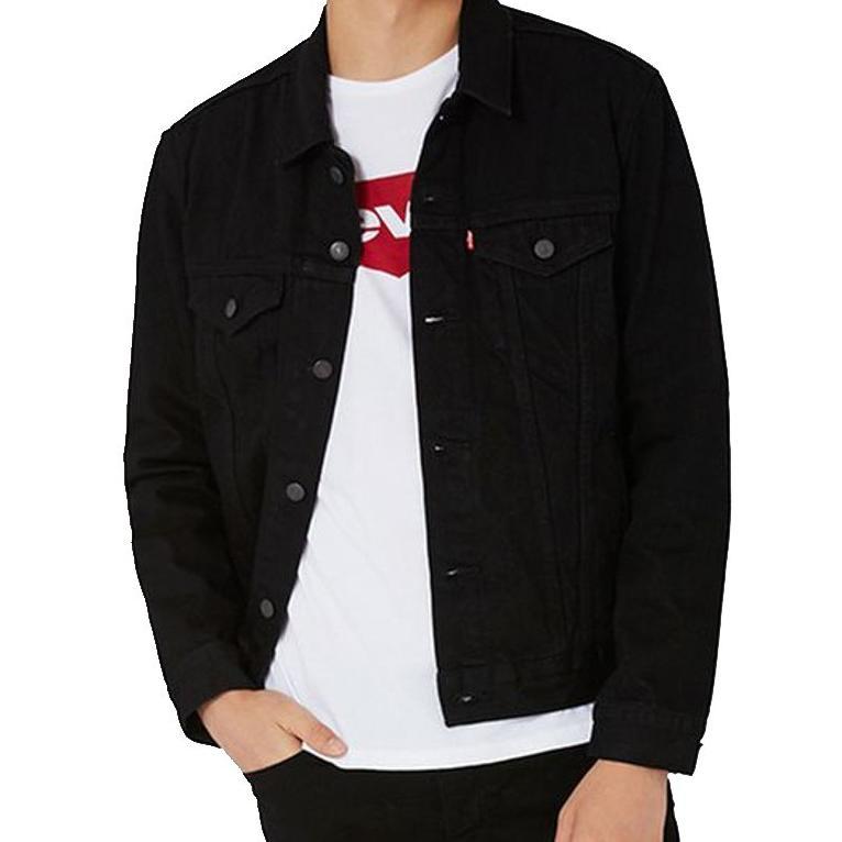 Promo Jaket Jeans Hitam Black Pria Dewasa