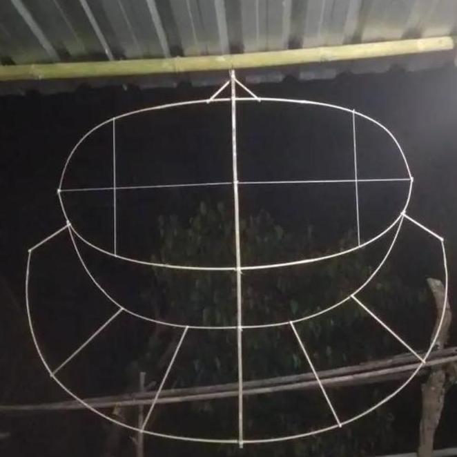 KERANGKA LAYANGAN PEGON 1 METER BONUS SENDAREN