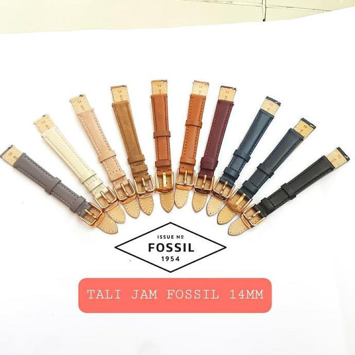 TALI JAM TANGAN FOSIL JACQUELINE 14MM 14 MM QUICK RELEASE SILVER
