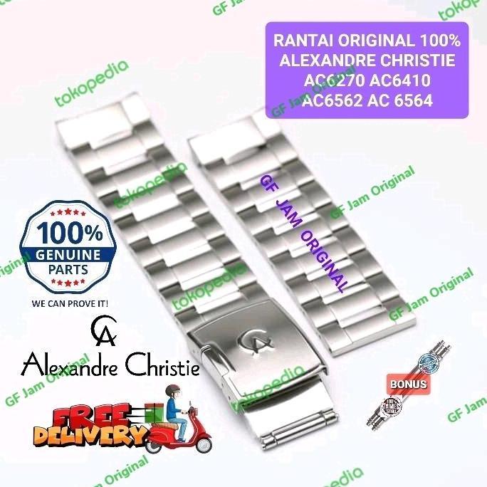 RANTAI JAM TANGAN ALEXANDRE CHRISTIE MURAH AC6270 AC6225MC AC6410 AC6562 AC6564 ORIGINAL 100%