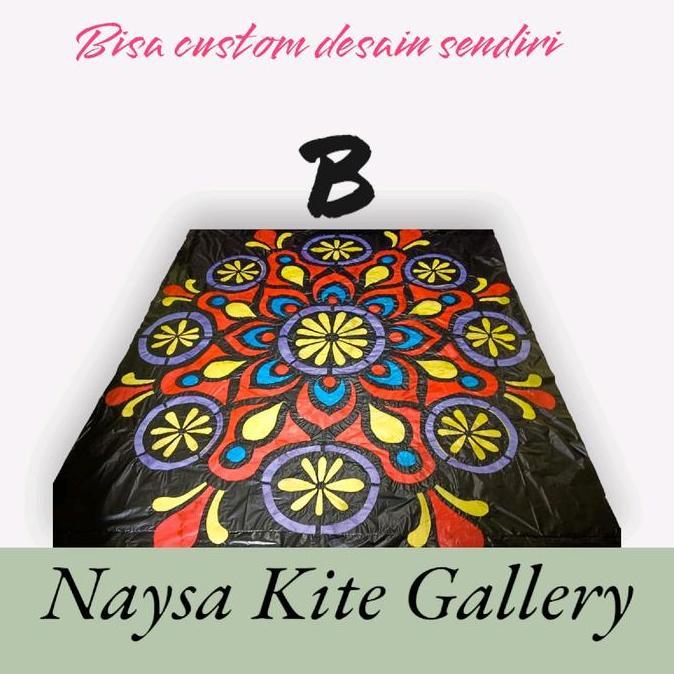 Sampul plastik layangan motif mandala