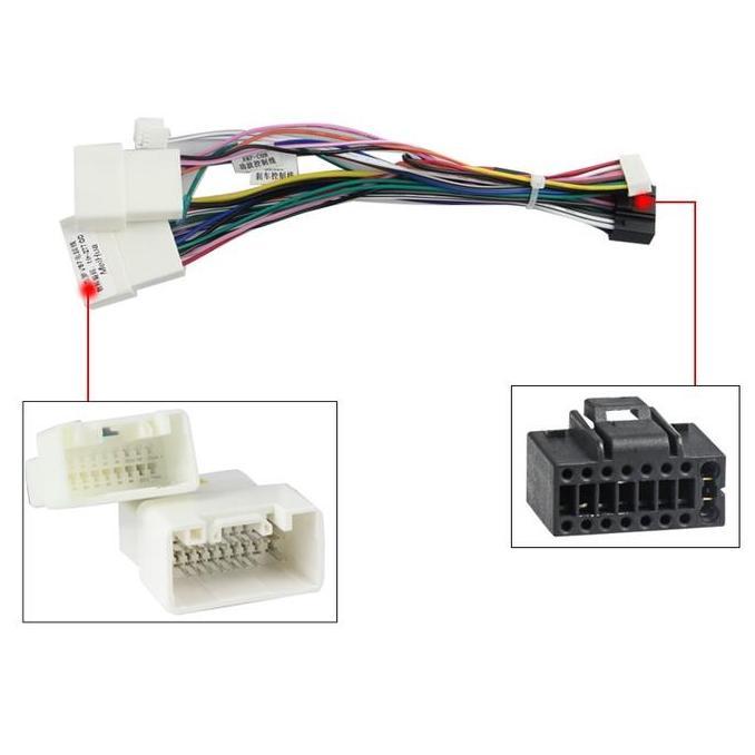 FREYAUR Soket Audio Head Mobil Male Female / Kabel Soket Head Audio Untuk Toyota Avanza Innova Yaris