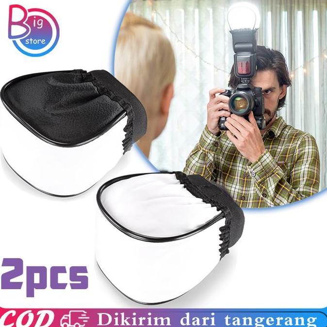 DISSORDE Isi 2pcs Diffuser Flash Godox Universal Soft Flash Diffuser Flash Softbox Flash Softbox Ref
