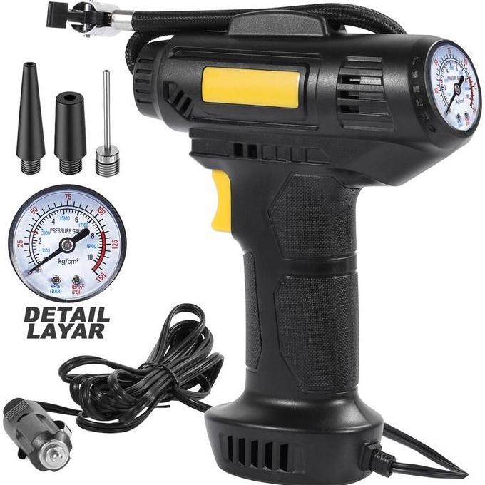 Promo Mini Compressor - Pompa Ban Angin / Pompa Ban Mobil Sepeda Elektrik Pompa Angin Portable Usb T