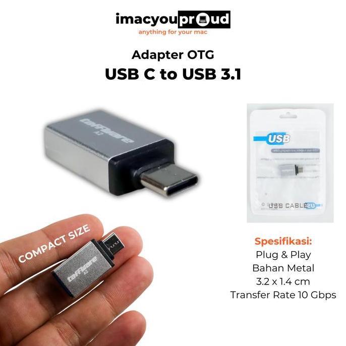 Akawaya- Adapter Usb Type C To Usb 3.1 Otg For Macbook M1 M2 Ipad Air Mini 2023