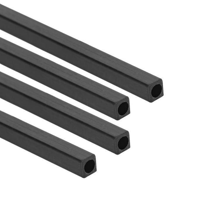 Carbon Tube Square 10Mm X 10Mm X 8Mm Carbon Kotak Holow For Rc
