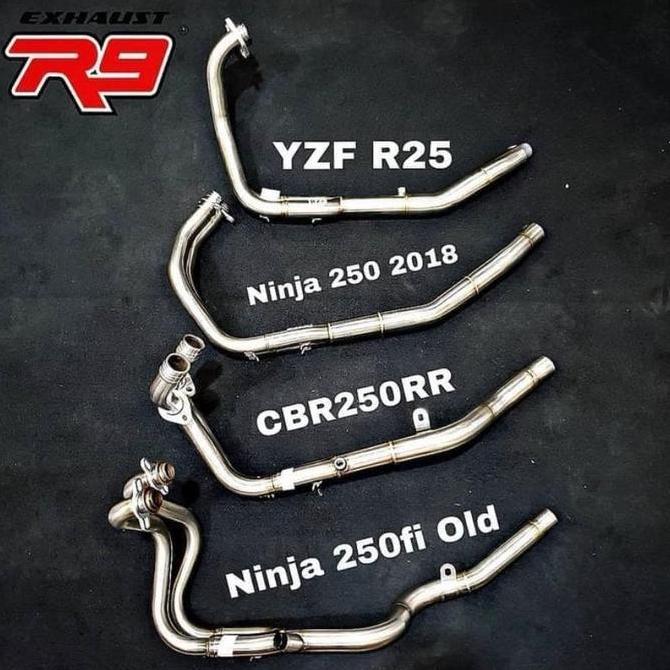 New Exhaust Header DRAKE R9 Kawasaki Ninja 250 2018 Up / Ninja 250 FI Old 2012-2017 Header Knalpot