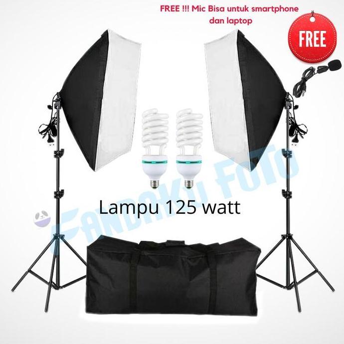 Paket lampu shooting video light