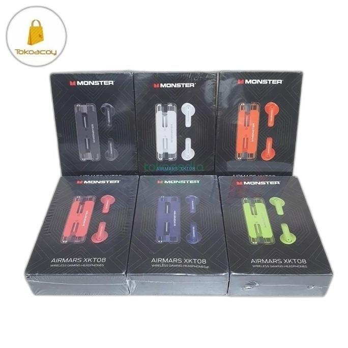 NEW MONSTER AIRMARS XKT08 WIRELESS BLUETOOTH EARPHONE EARBUDS HEADSET ORI