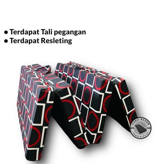 Tuku Kasur - PREMIUM KASUR BUSA LIPAT 4 TEBAL 10cm UK.120x180x10cm Untuk 2 orang