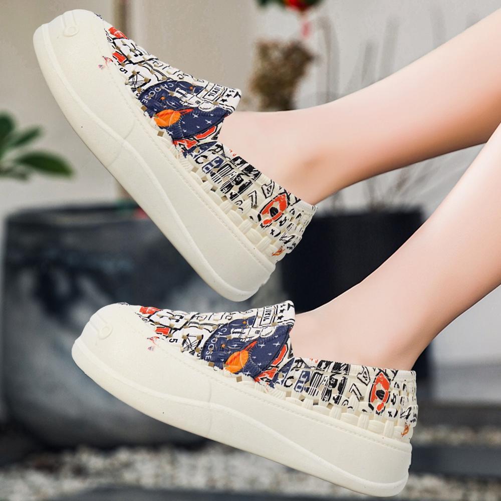HOT RUIMO SEPATU SNEAKERS SLIP-ON WANITA TERBARU  KOREAN STYLE - 2180