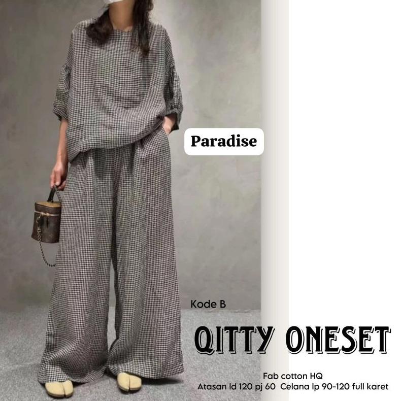 Garansi Qitty Oneset , Baju Kotak-Kotak