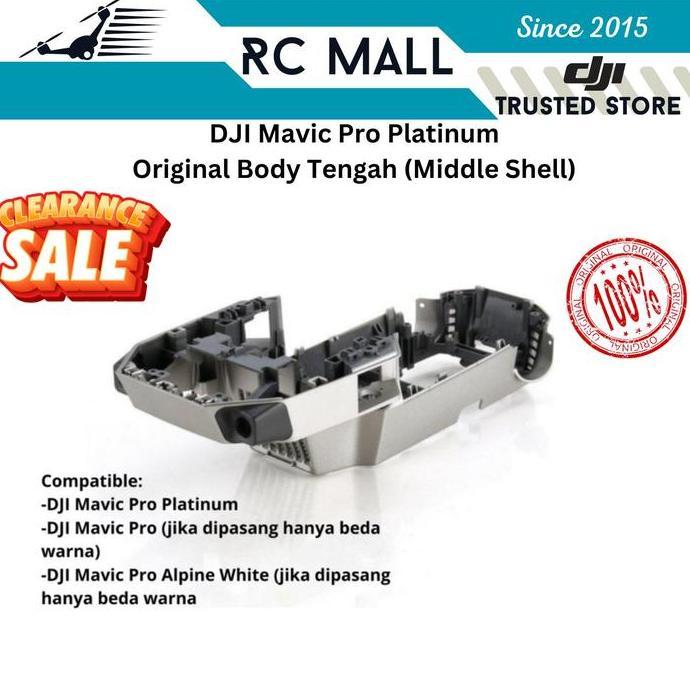 HARGA DISC - Body Tengah DJI Mavic Pro Platinum Drone Body Middle Shell Case Casing Mavic Pro Mavic 