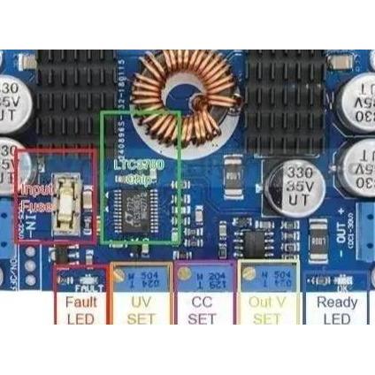 Murah Ltc3780 Auto Dc Buck-Boost Converter + Stabilized Regulator | 10A 130W