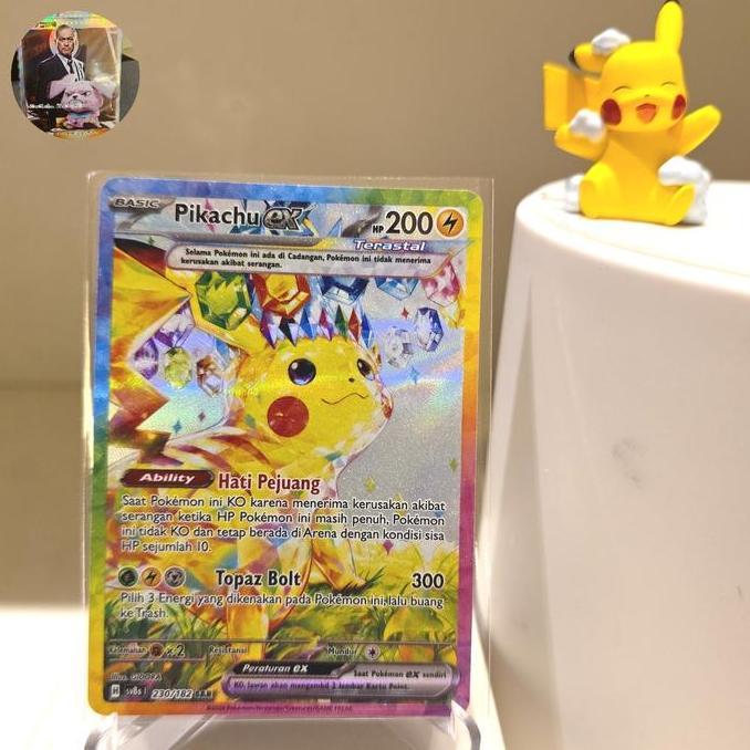 Terlaris Pikachu Ex Sar Sv8S Kartu Pokemon Kilat Rasi Tcg Indo