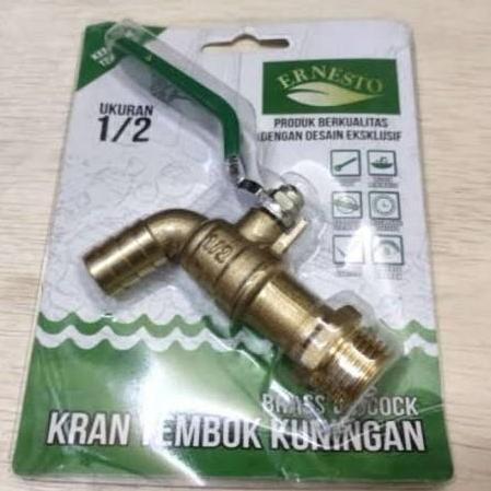 Kran air 1/2" inch Kuningan Ernesto Kran air tembok Kran 1/2 inch