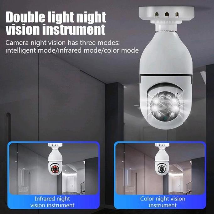 IP KAMERA CCTV BOHLAM V380 / V380PRO 8MP PTZ SPEED DOME MINI MALAM BERWARNA MICRO SD CAMERA Wifi Wir