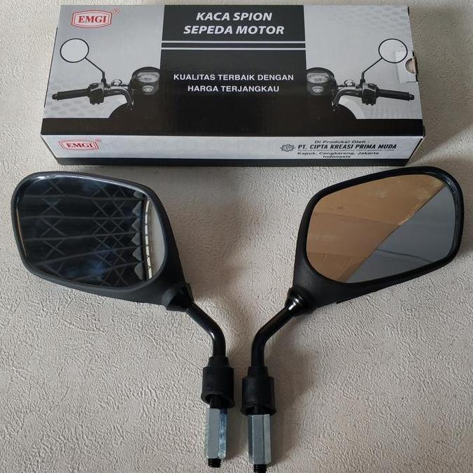 Spion Honda VARIO 110 VARIO TECHNO KARBU Model Standart Kualitas Ori merk EMGI 9227