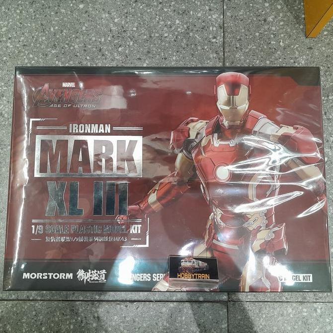 MORSTORM YOLOPARK 1/9 SCALE MODEL KIT IRON MAN MARK 43