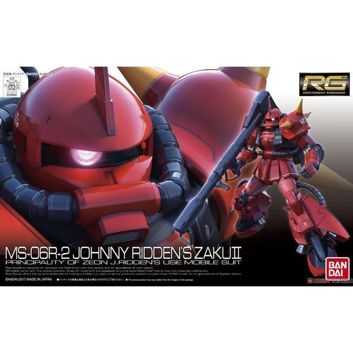 Bandai RG 1/144 johnny ridden's Zaku II 2 ridden jhonny jhony