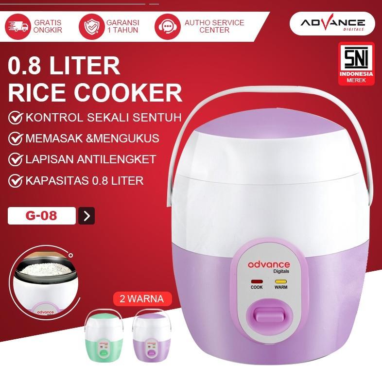 Termurah / Hot Sale Advance Magic Com G-08 Rice Cooker 0.8 Liter Rice Cooker Mini Magic Com Kecil Ri