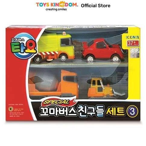 TAYO SET 4 PCS DIECAST MOBIL MINI CARS STYLE #2 TYT 115020