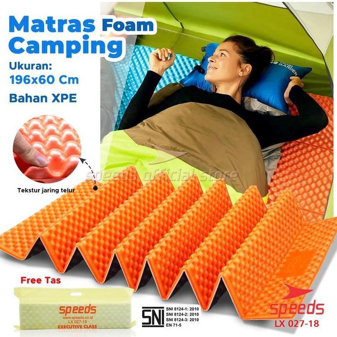 SPEEDS Matras Yoga Foam XPE Matras Lipat Foam Matras Outdoor 027-18
