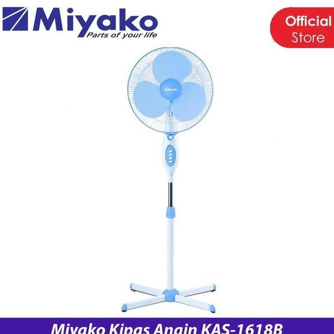 Kipas Angin Stand Fan Miyako KAS1618B / KAS-1618B / KAS 1618 B