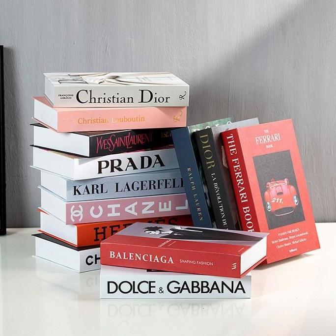 Buku Palsu Dekorasi Pajangan Rak / Dummy Book Properti Foto