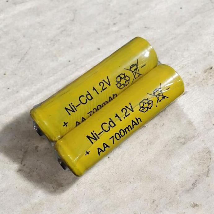 BATERAI NI-CD AA 700MAH 1,2V / BATRE CAS MURAH AA 700MAH [ 2PCS ]