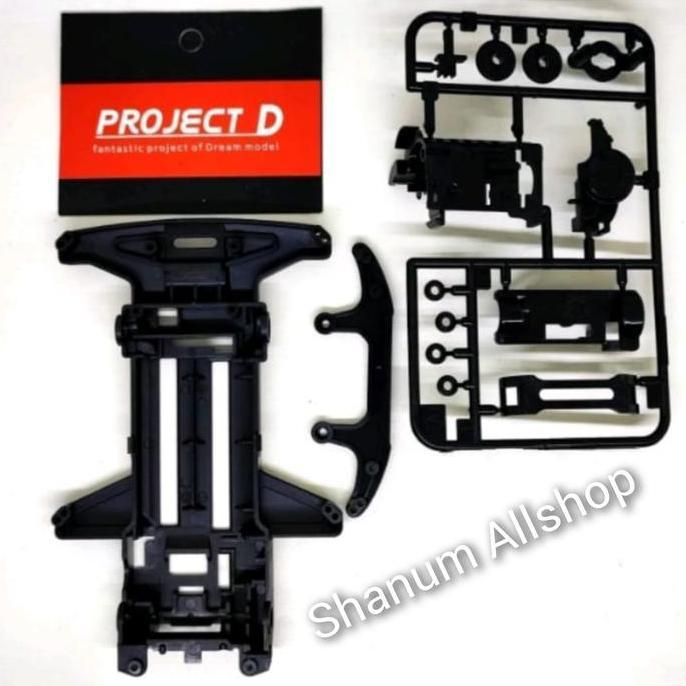 REP TAMIYA CHASIS TZX SET CARBON PROJECT D / CHASIS TAMIYA TZX