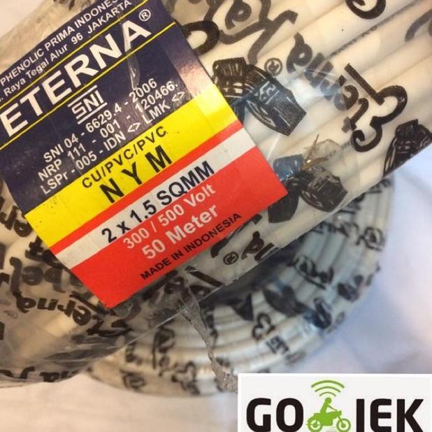 Kabel eterna nym 2x1,5 / kabel engkel / kabel nym / eterna 2 x 1,5