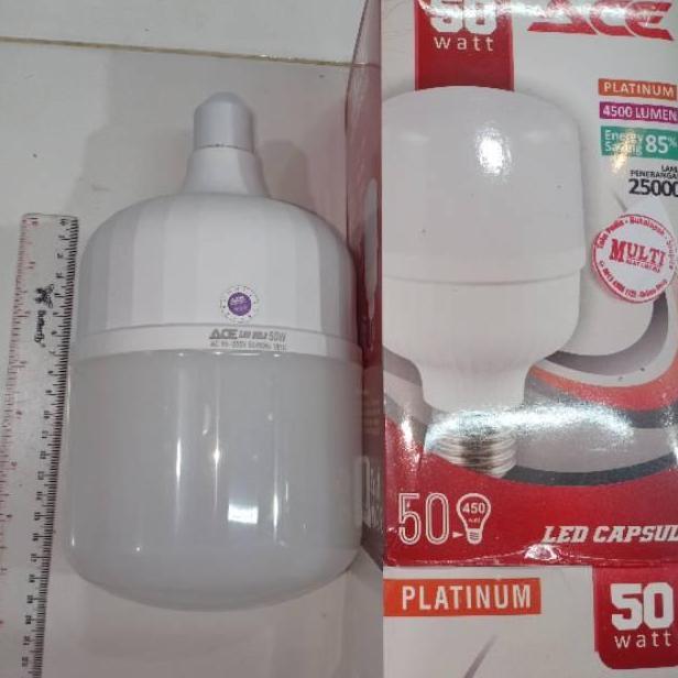 Lampu garansi led ACE 50w capsule led jumbo besar 50w ace