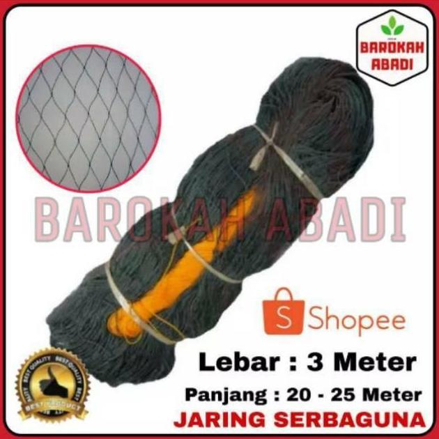 Jaring Kandang Ayam Lebar 3 Meter x 25 Meter Jaring Pagar Ayam Jaring Pagar Tanaman Lebar 3 Meter